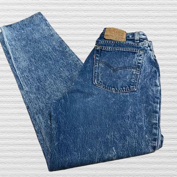 Levi's Denim - Vintage Levi’s Acid Wash Straight Leg Button Fly Jeans | 28